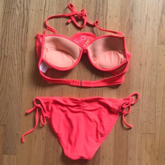 Xhilaration Swim Flounce Top String Bikini Set L Poshmark